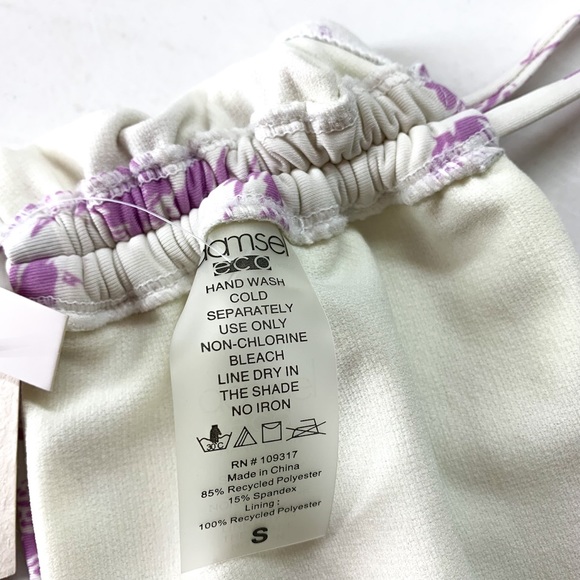 Damsel Eco, Bandeau Bikini Top, Double Strap, Recycled Bottles - Picture 7 of 7